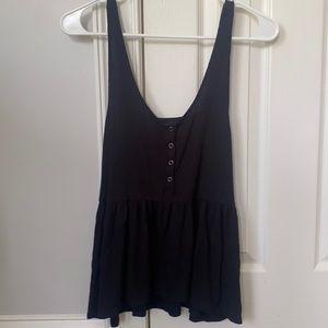 Black American Eagle babydoll tank top